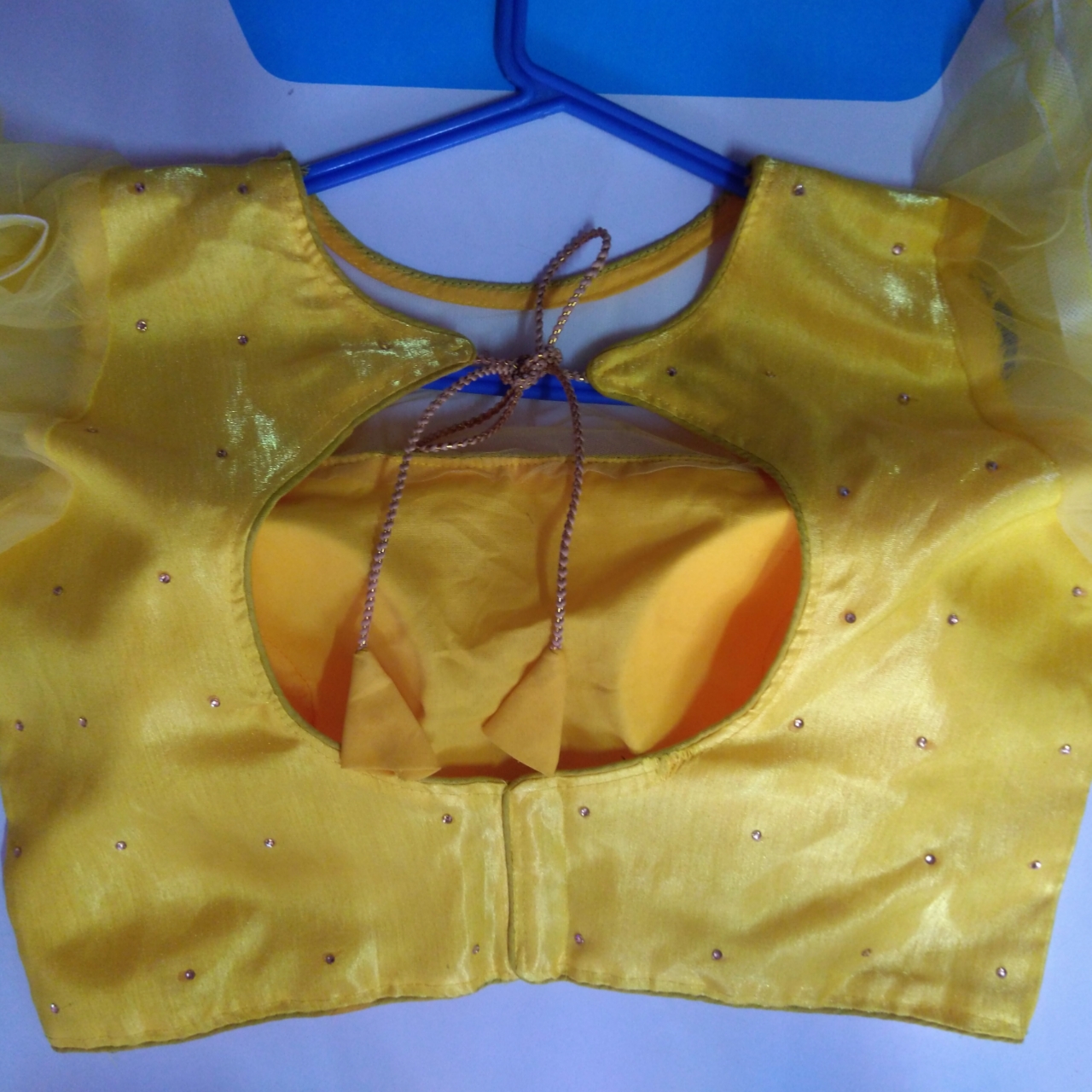 Yellow Princess Cut Blouse