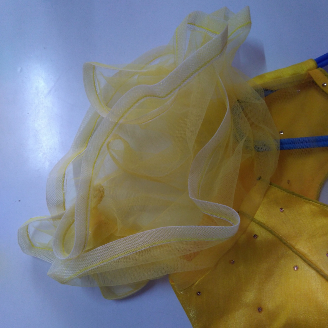 Yellow Princess Cut Blouse