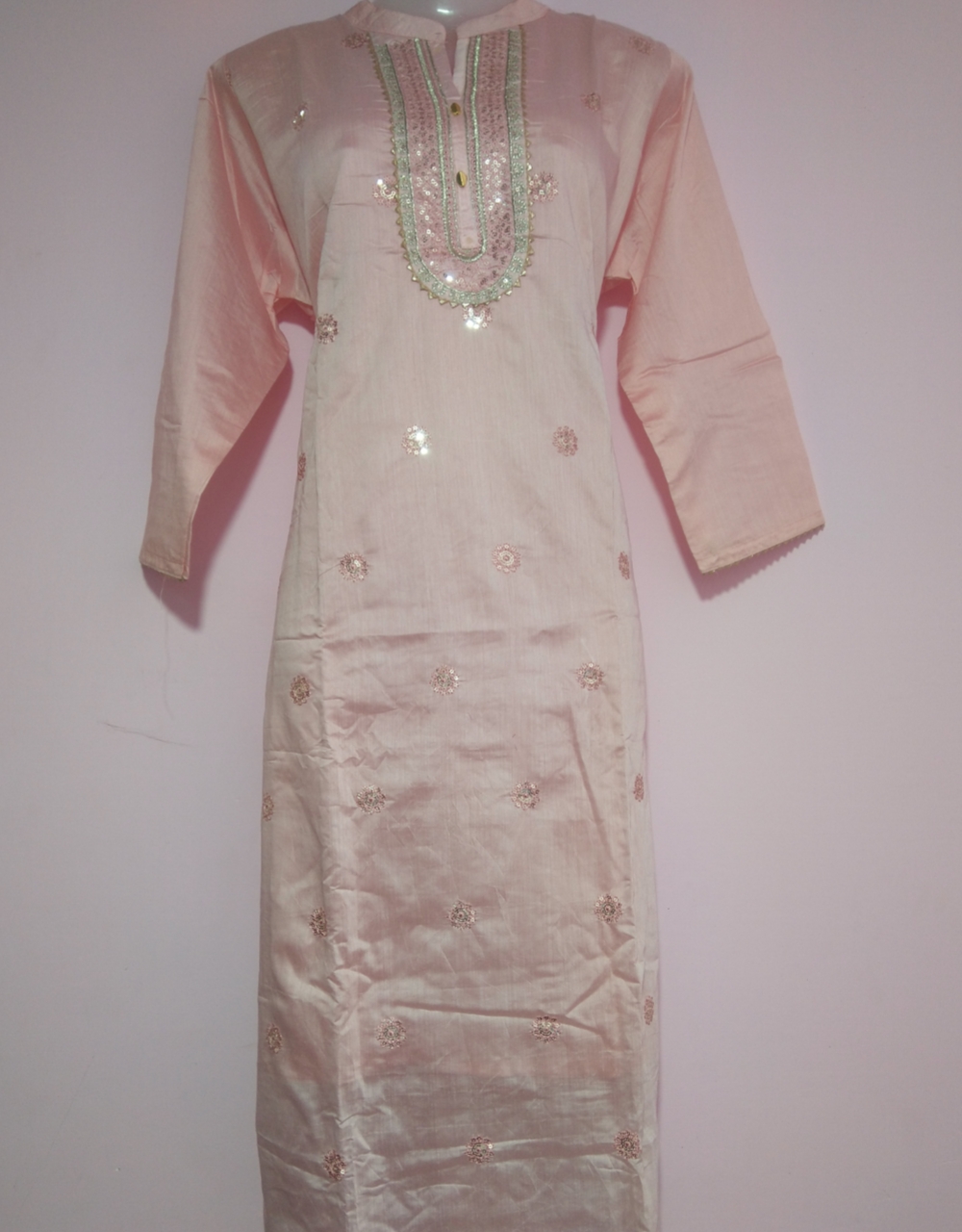 Long Kurti with Trousers & Dupatta