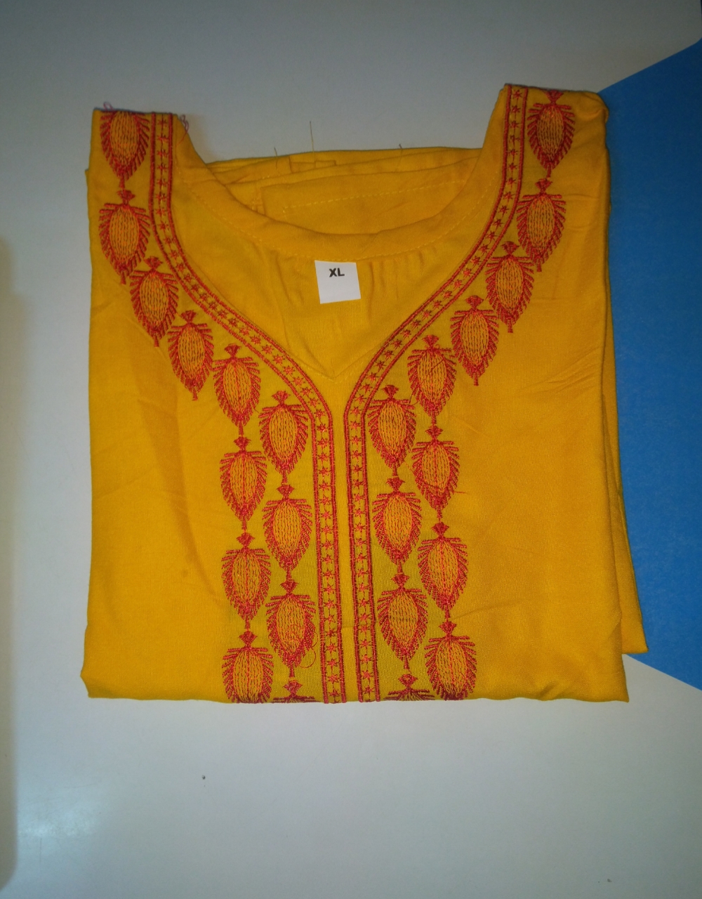 Plain Kurti With Work