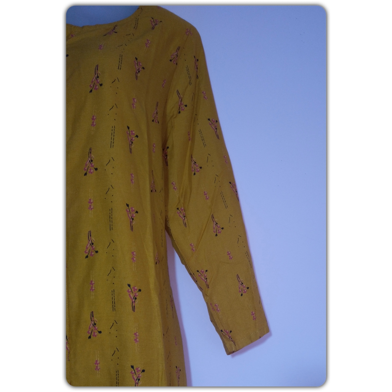 Shirt Style Plain Kurti